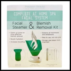Brand New! Precision Beauty Facial Steamer & Blemish Removal Kit